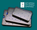 Silicone UV disinfection box shown in three sizes for sterilising phones, keys, and jewellery
