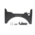 Matte black motorcycle cockpit fairing accessory for BMW R1250GS and R1200GS LC models