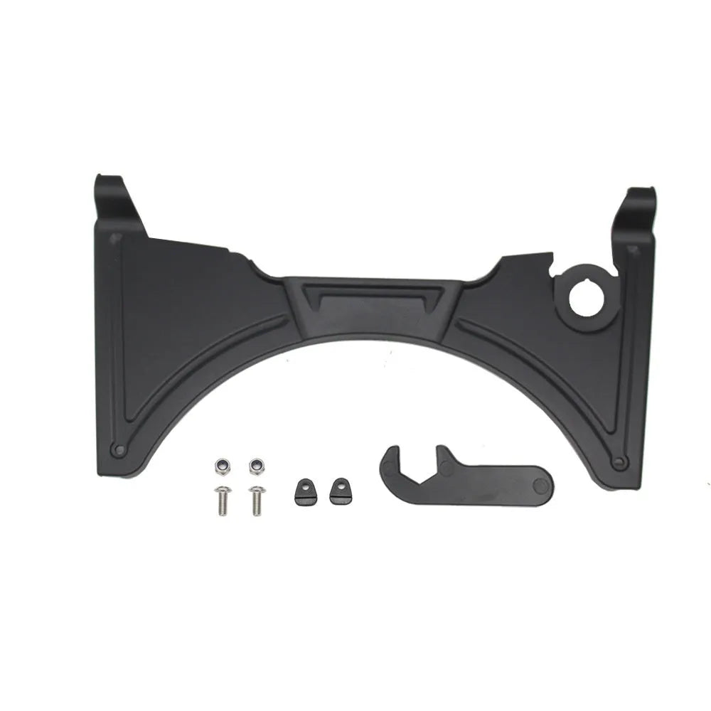 Matte black motorcycle cockpit fairing accessory for BMW R1250GS and R1200GS LC models