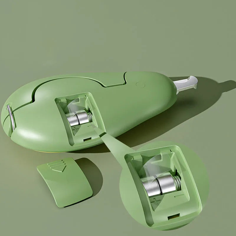 Professional pet nail clippers with LED light for small dogs and cats, in green, pink, or white.