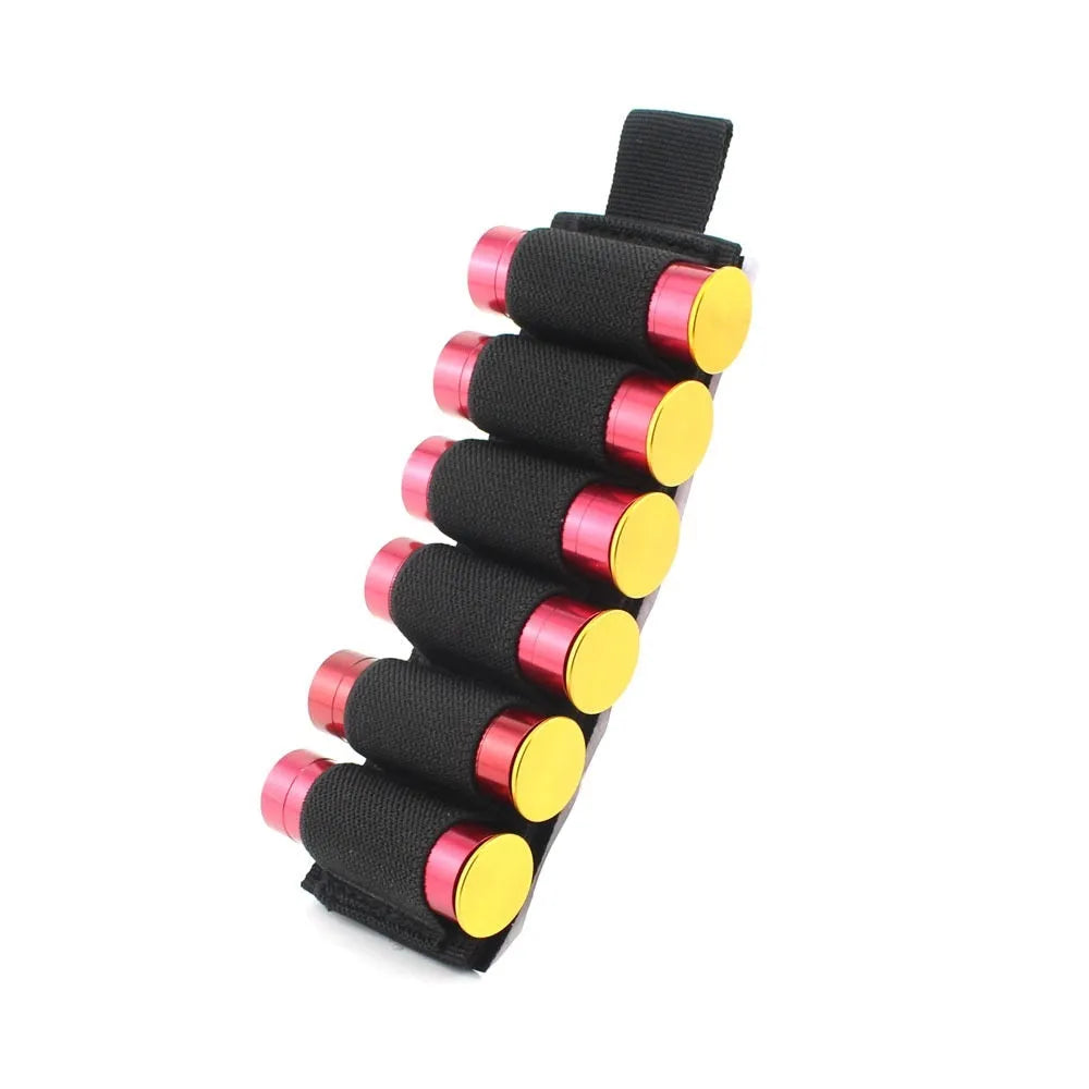 Tactical 6-hole storage bag in 1000D nylon measuring 5 by 16.5 centimetres