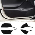 Tesla Model S door protective film set with carbon fibre pattern for anti-scratch protection