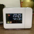 Home electronic clock plastic 16 by 6 by 12 cm digital desk clock with USB port black finish
