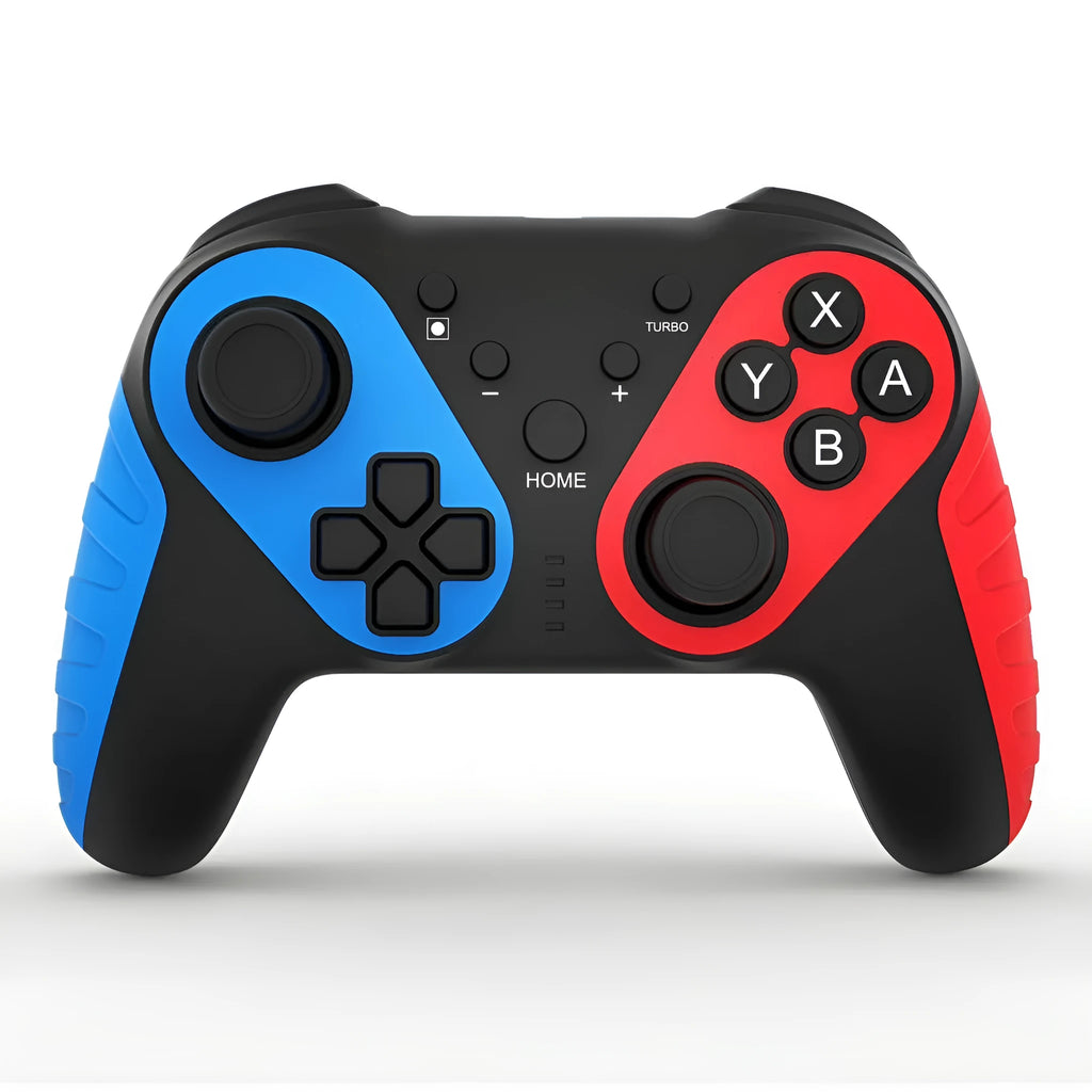 STK-7032SN wireless Bluetooth gamepad in red and blue colours for Nintendo Switch and PC gaming