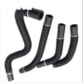 Black self-winding mesh sleeve automobile protective wire cover showing opening design for cable installation