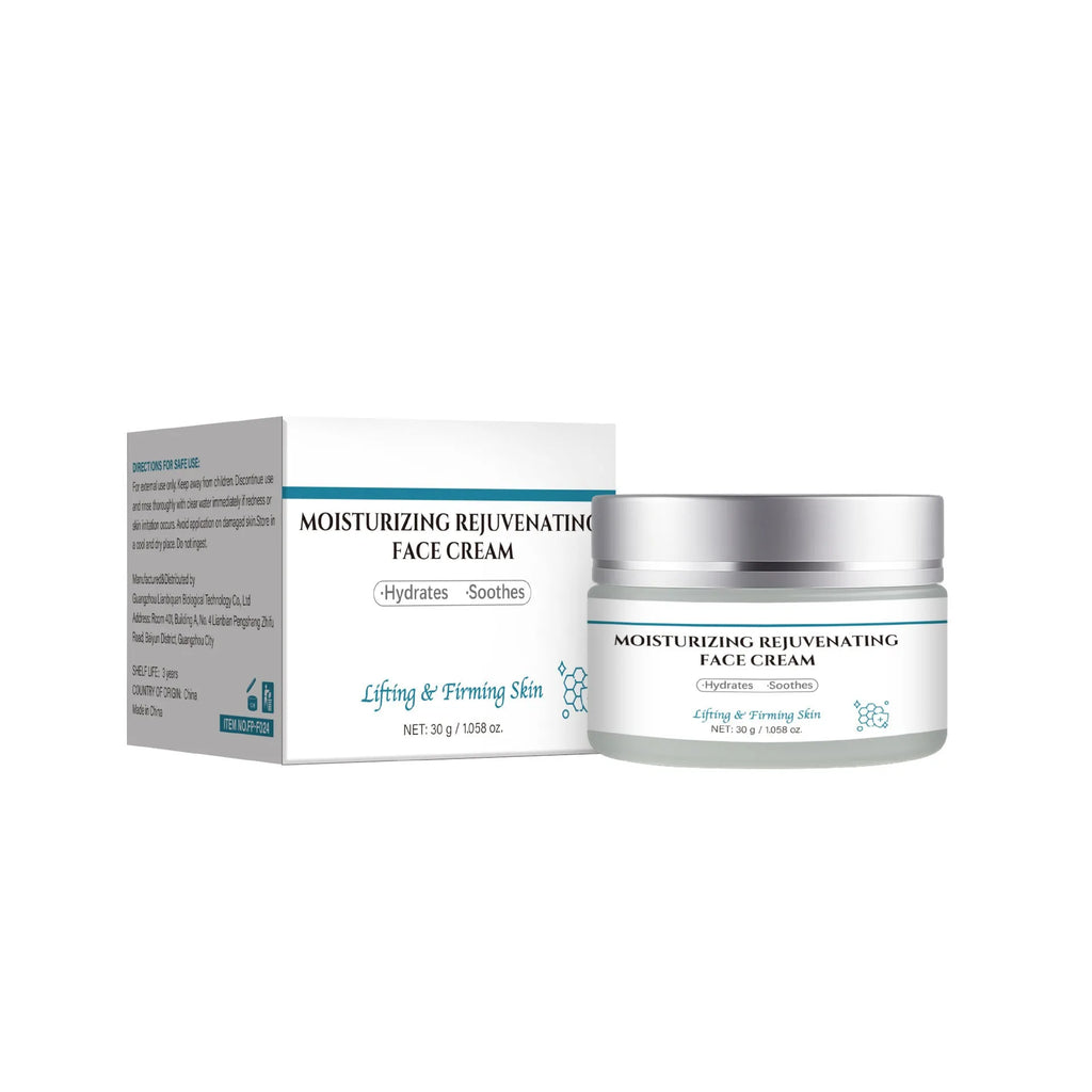 30g jar of anti-aging face cream with collagen and arbutin formula