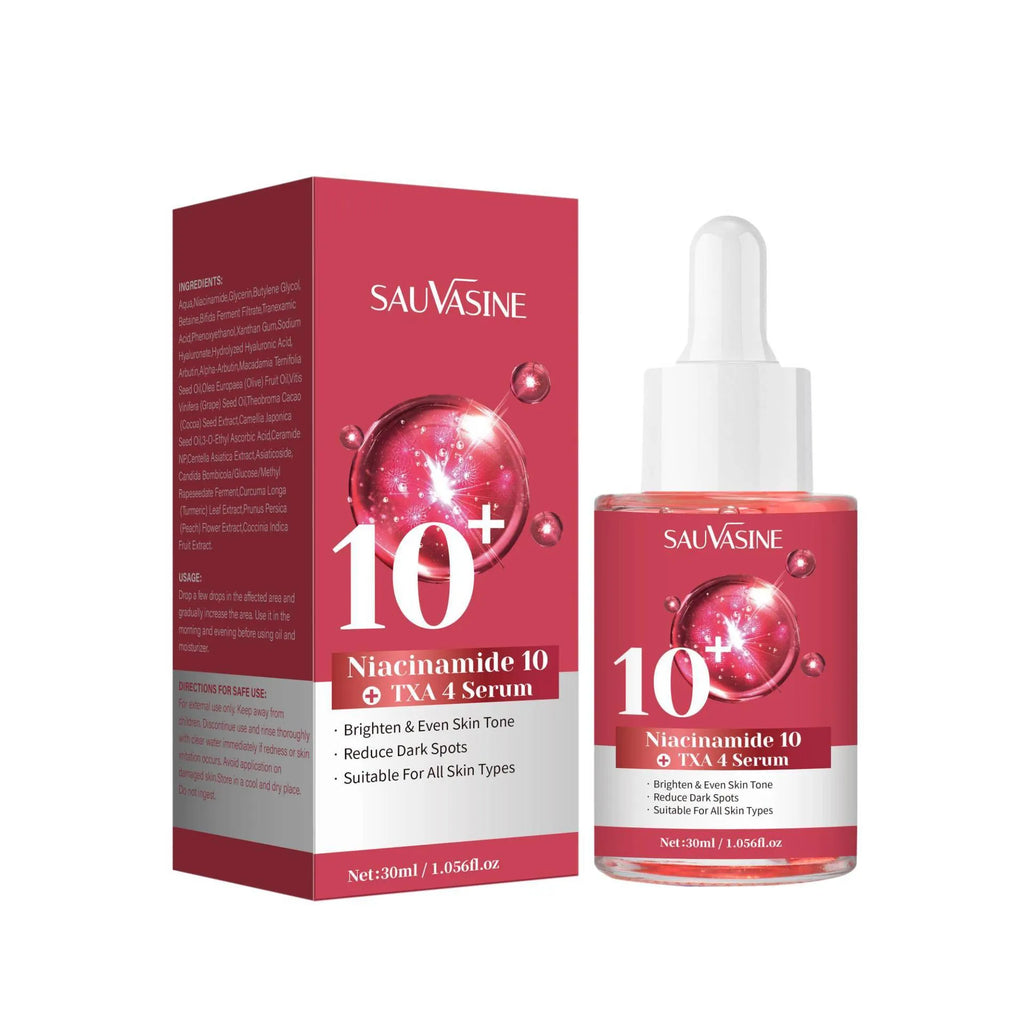 Niacinamide 10 TXA 4 Serum 30ml bottle with dropper applicator