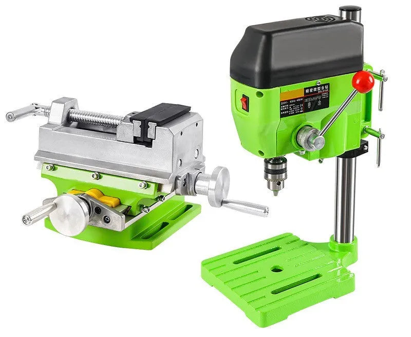 Mini bench drill milling machine with 220V power supply for benchtop workshop drilling applications