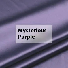 Solid colour silk duvet cover laid flat, showing double-sided construction and smooth texture.