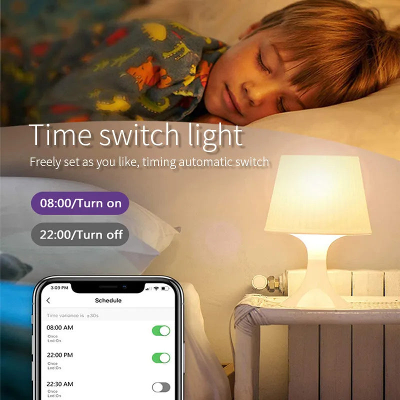 GU10 smart LED spotlight with WiFi and voice control in compact 50mm design
