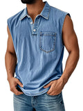 Man wearing a short sleeve polo shirt with a 3D digital printed graphic design in a loose, casual fit.