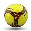 Machine-seam PVC football in three sizes with multiple colour options for youth training