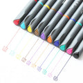 Hook line pen technical drawing tool with 0.38mm tip and syringe colour system