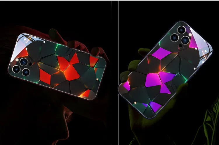 Xpress 14 iPhone case with tempered glass back and incoming light notification indicator