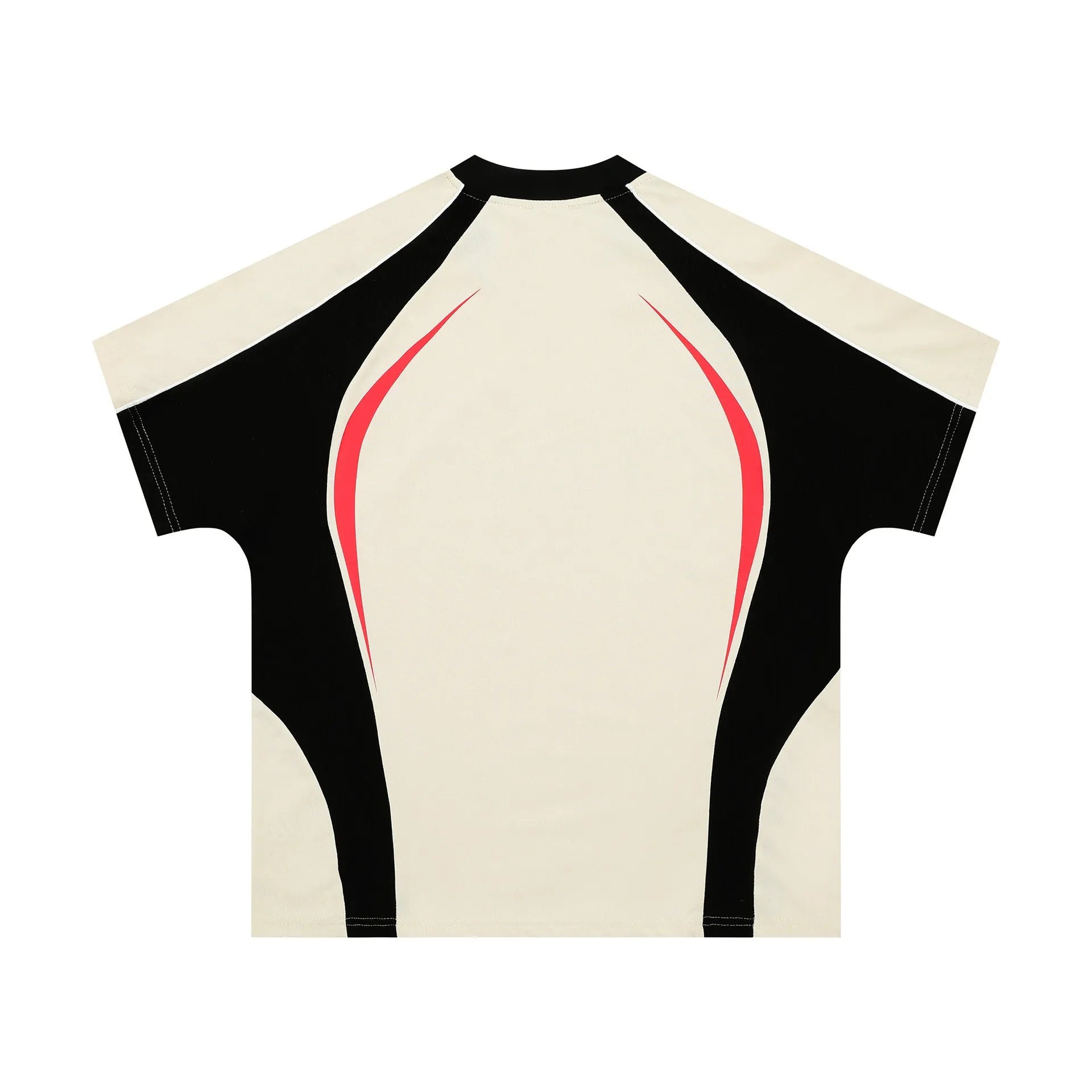 Men's loose fit black t-shirt with white letter print, short sleeves, casual pullover style