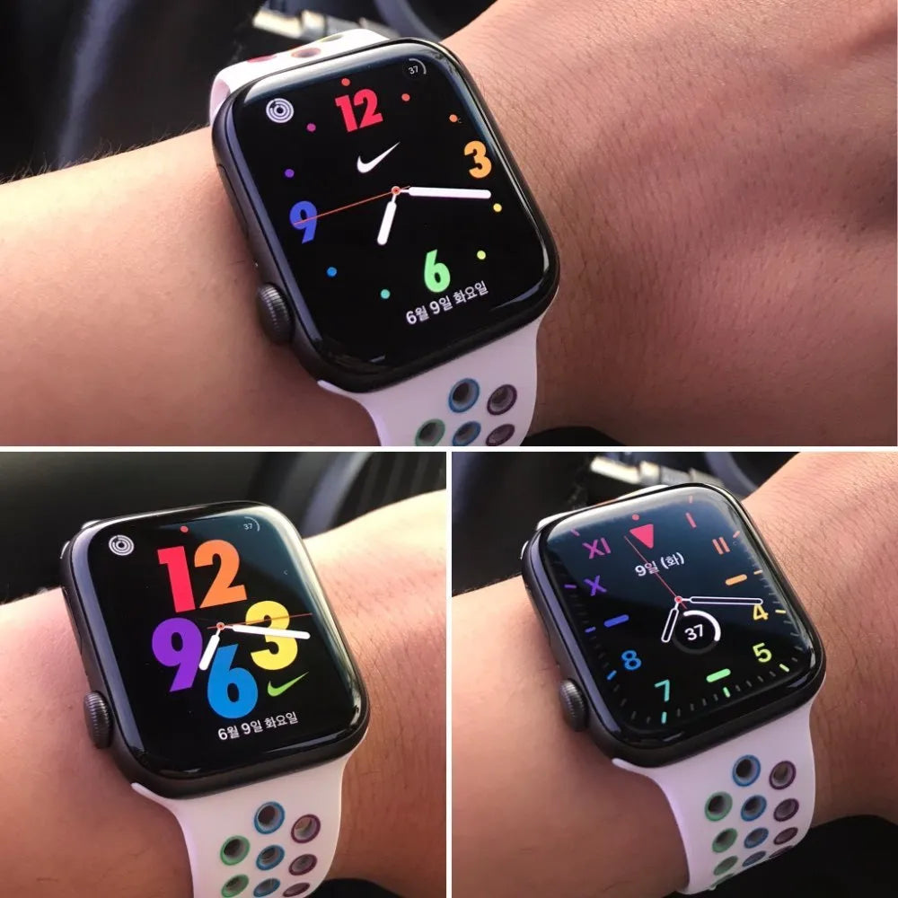 Silicone sports wristband with adjustable buckle closure in multiple colour options