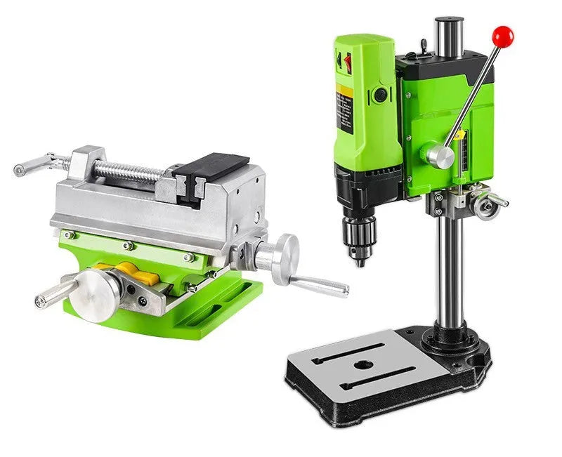 Mini bench drill milling machine with 220V power supply for benchtop workshop drilling applications