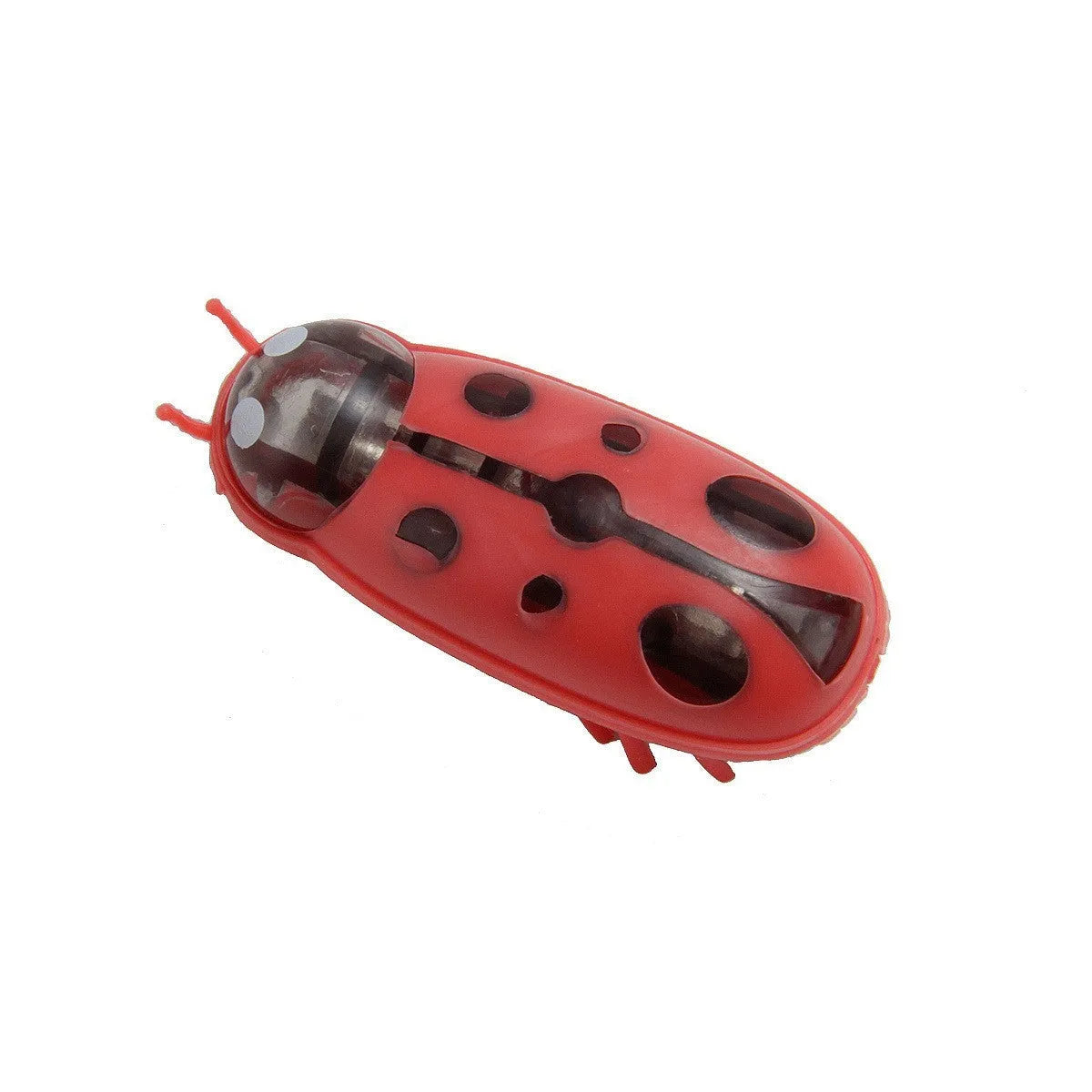 Electric toothbrush worm miniature cat teaser toy in iron cow or ladybug style