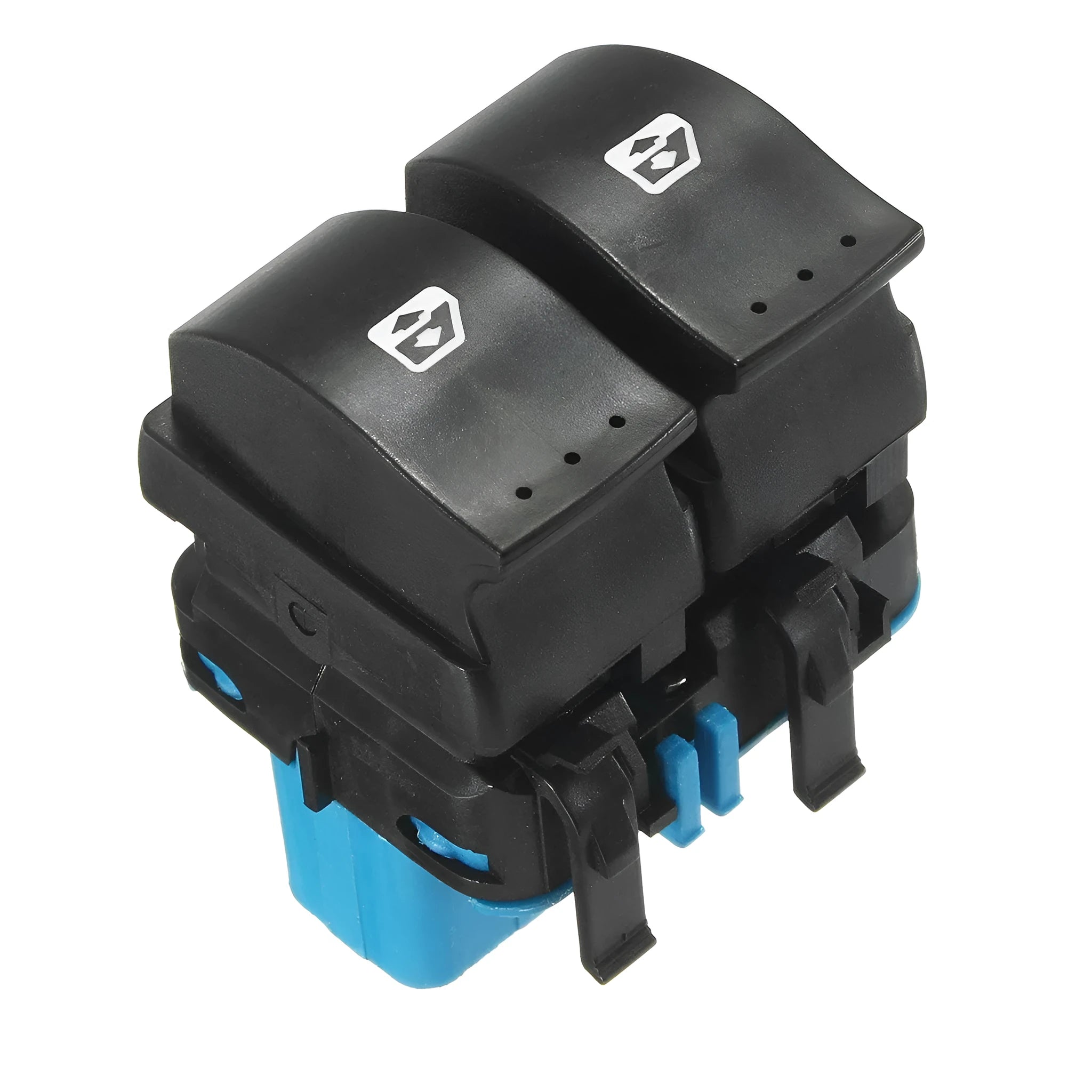 Black ABS plastic Renault window control switch for glass lifting replacement