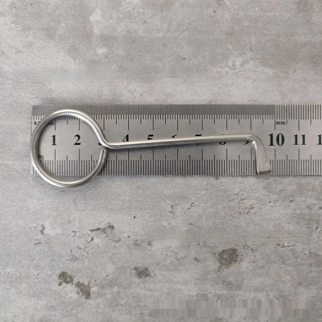 Two alloy metal wrench tools from a portable universal set for DIY and repairs.