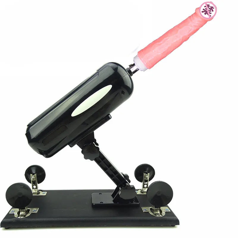 Bobb women's automatic telescopic thrusting sex tool in PVC with black, purple or pink colours
