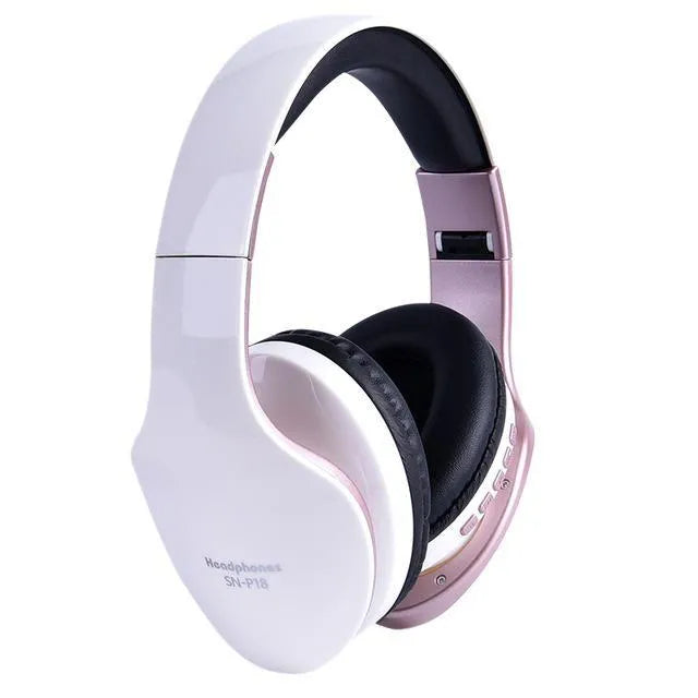 HobbyLane Bluetooth headset with 40mm driver in Black colour option on white background