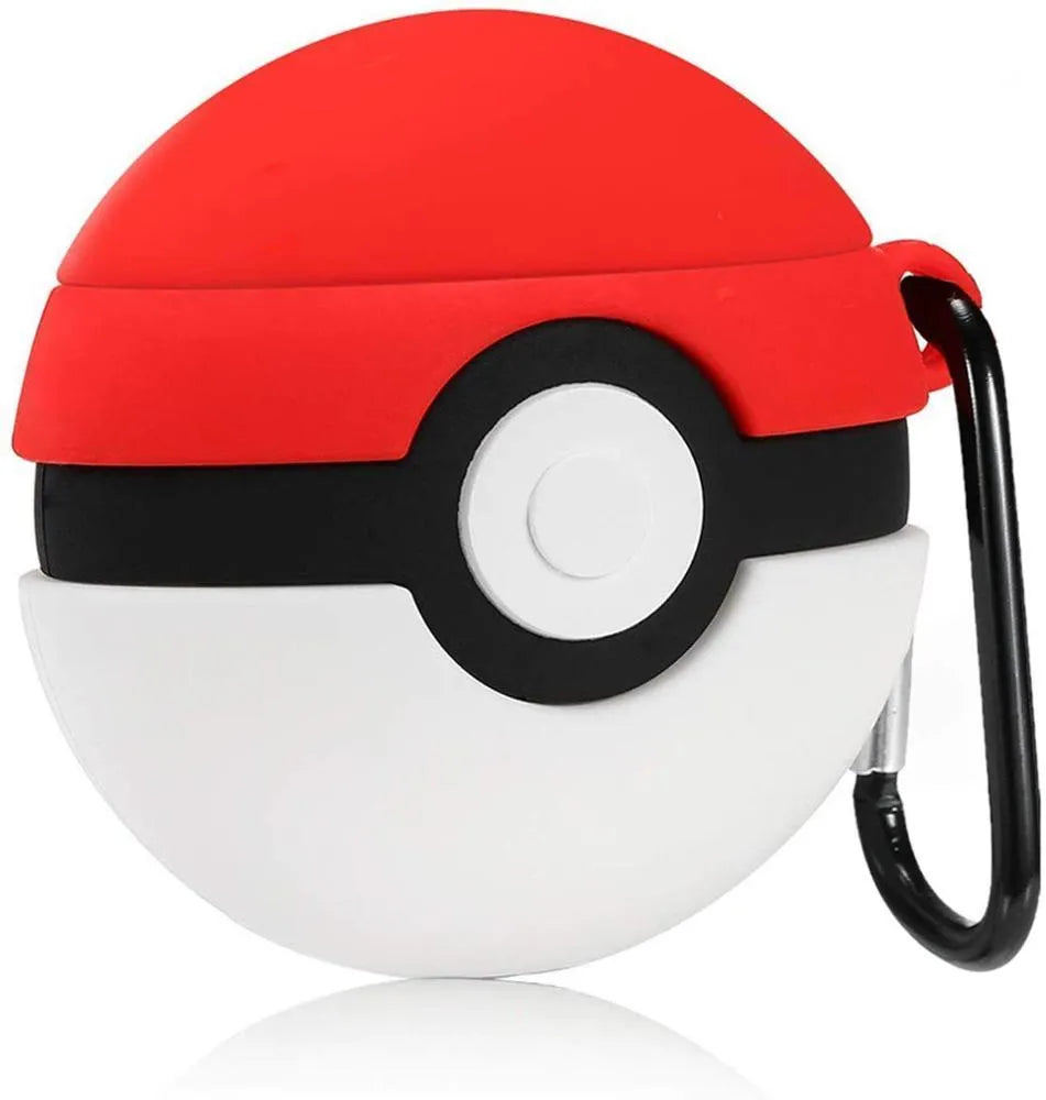 Silicone protective case for AirPods with cartoon animal design and flip opening