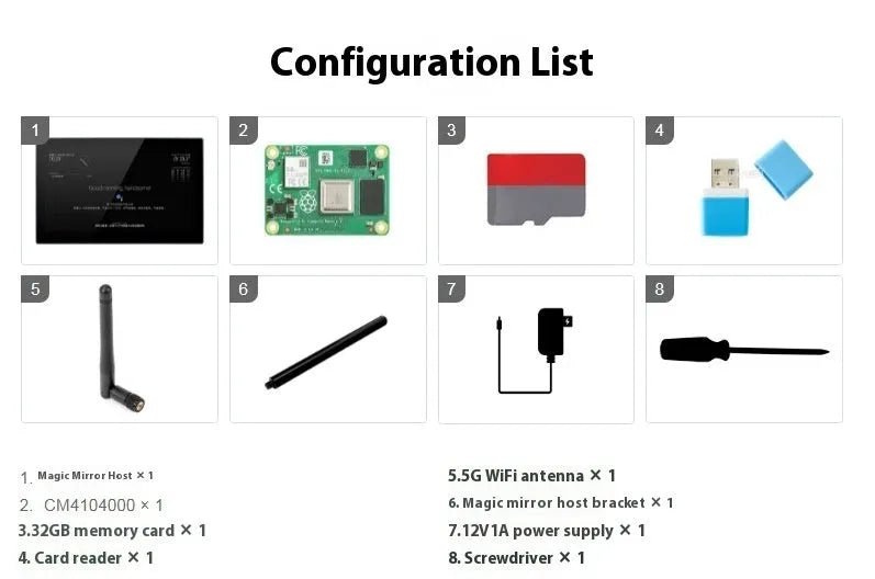 13.3-inch integrated touchscreen display unit with Raspberry Pi CM4 computer for voice assistant applications.