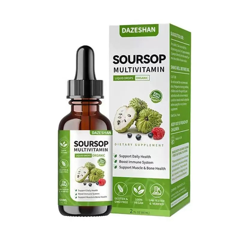 60ml bottle of liquid chlorophyll drops with dropper for body odour and intestinal care