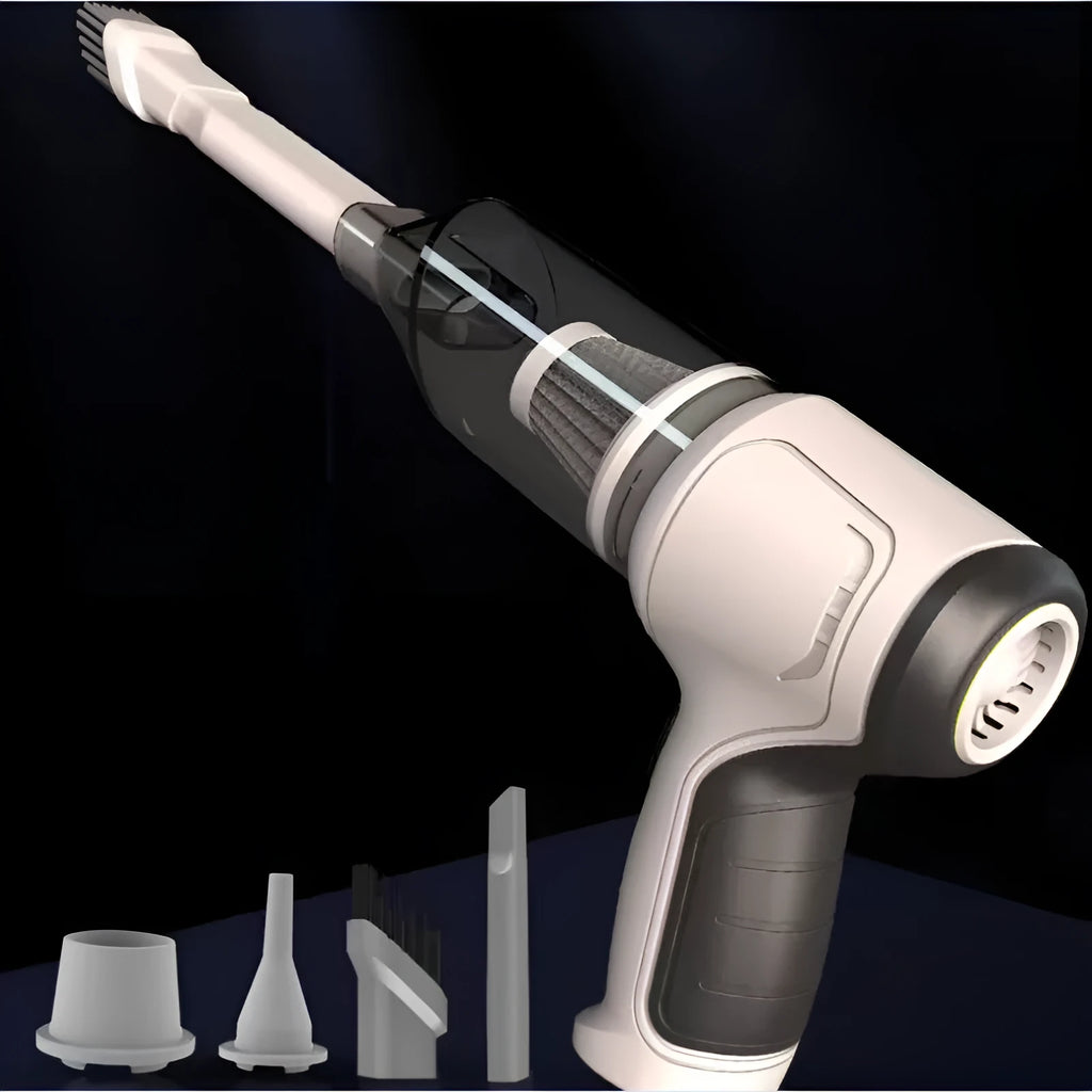 Brushless gold style cordless car vacuum cleaner with dust bucket for pet hair removal