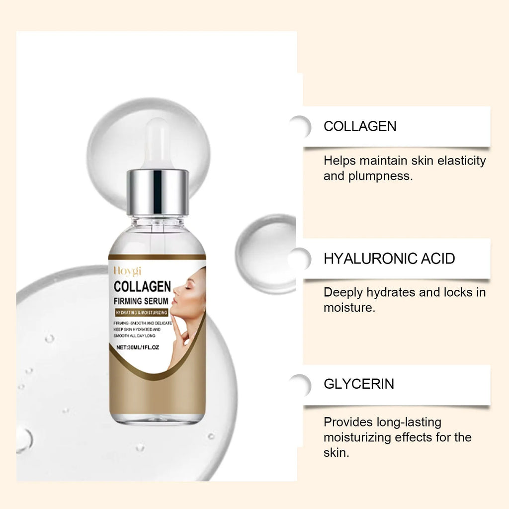 Collagen firming eye care solution tube 30ml for dark circles and fine lines