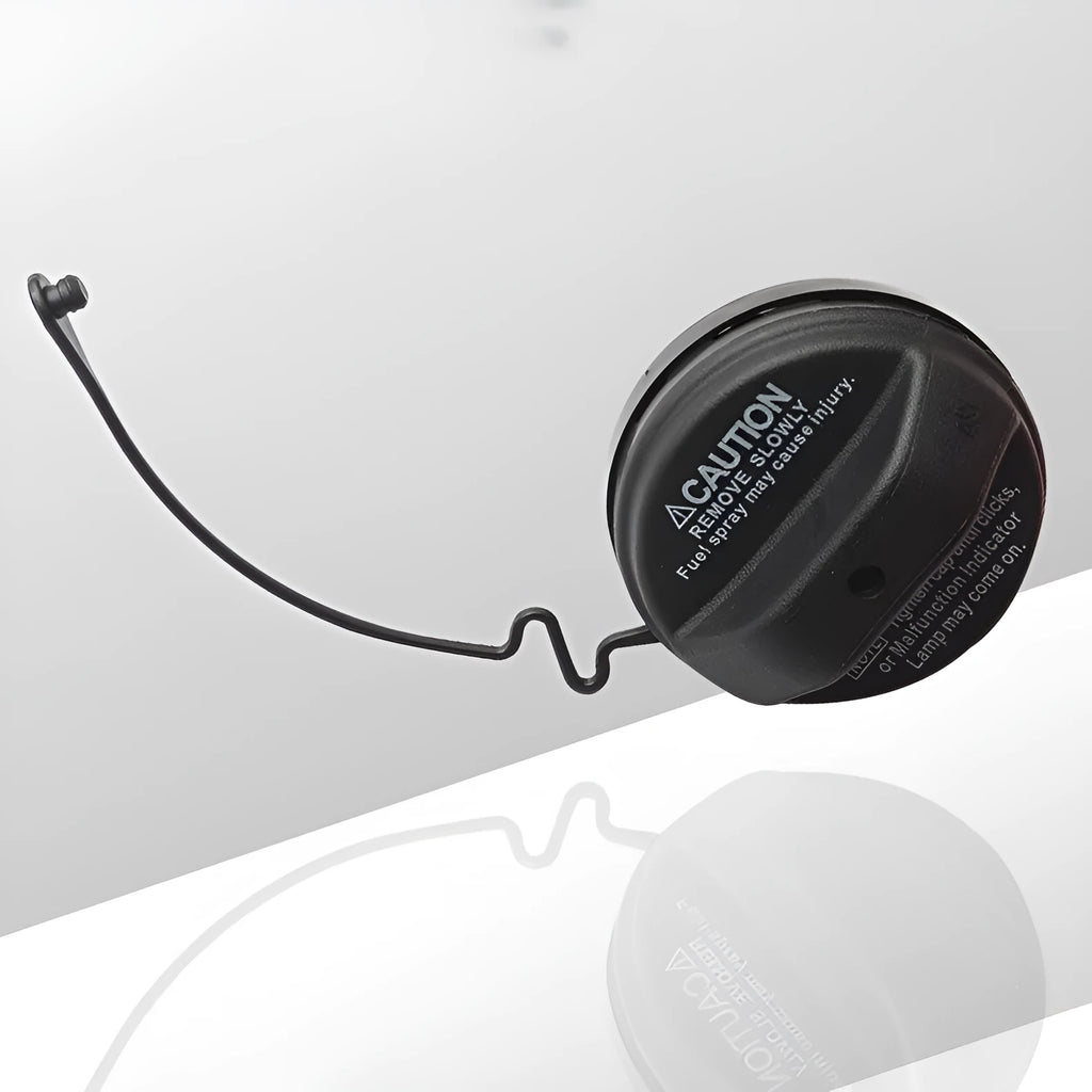Black snap-on fuel tank cap replacement for Toyota vehicles petrol filler cover