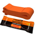 TPE resistance loop band for deep squats and pull ups, colour-coded by resistance level from 5 to 175 pounds