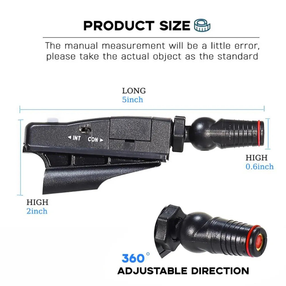 Black golf putter laser aiming sight accessory for putting alignment practice