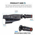 Black golf putter laser aiming sight accessory for putting alignment practice