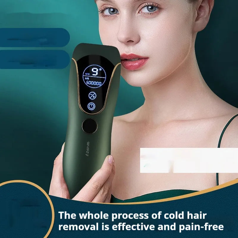 Freezing point hair removal device in sundial colours for body face legs and private areas