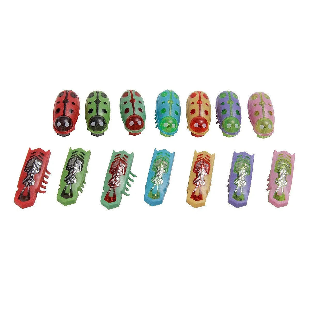 Electric toothbrush worm miniature cat teaser toy in iron cow or ladybug style