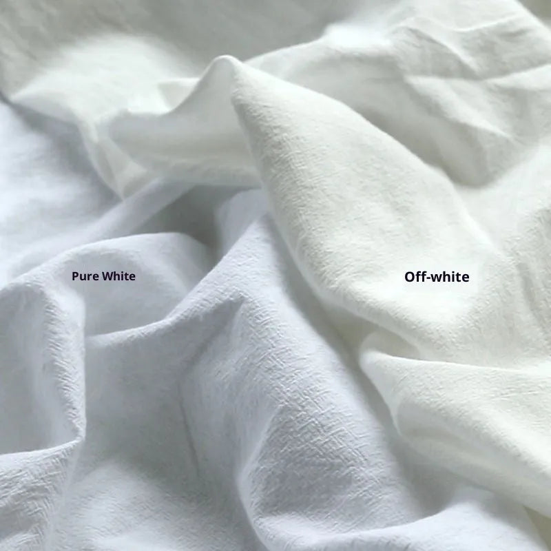 Pure cotton alien-shaped texture props photo tablecloth in beige on a studio backdrop