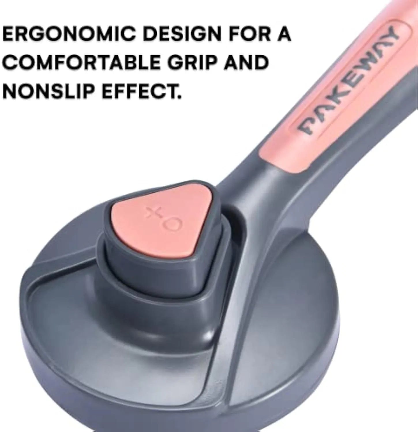 Self-cleaning slicker brush for cats and dogs with grey, green, and pink handle options