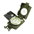 K4074 metal outdoor compass with hanging rope showing 10cm dimensions for camping navigation