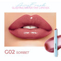 Waterproof moisturising lipstick in six matte shades with 1.8g net content