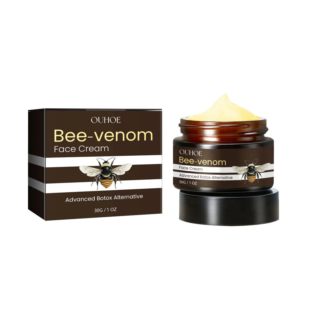 OUHOE bee firming cream in 30g container for facial hydration and firming