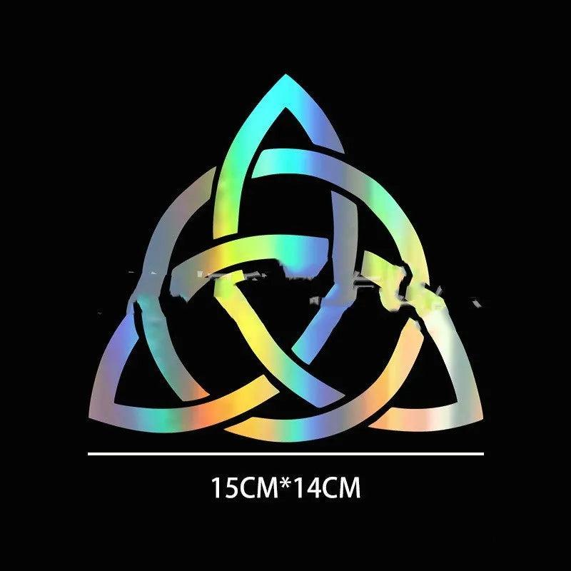 Waterproof automobile sticker decal set for car body decoration in black, white and laser colours