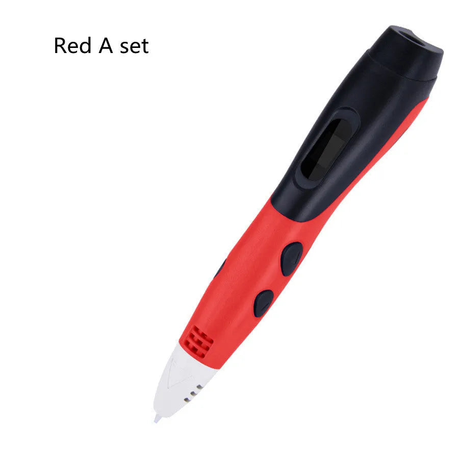Plastic 3D printing pen with USB cable set for PLA and ABS filament