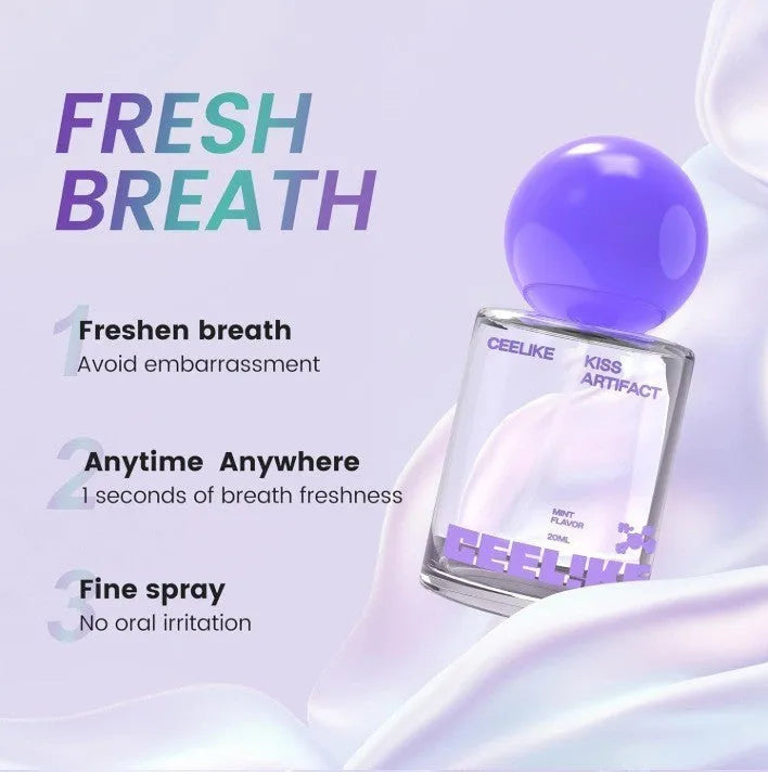 20ml probiotics oral care spray in 4.7x4.7x10cm portable bottle