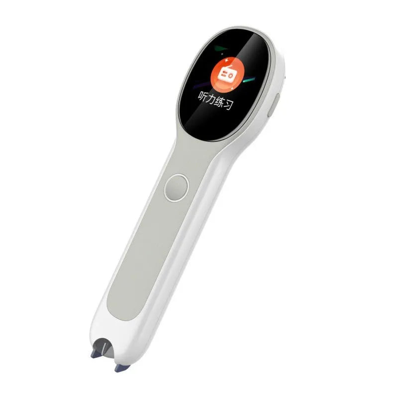 White Universal Reading Pen for English and Chinese translation with USB cable
