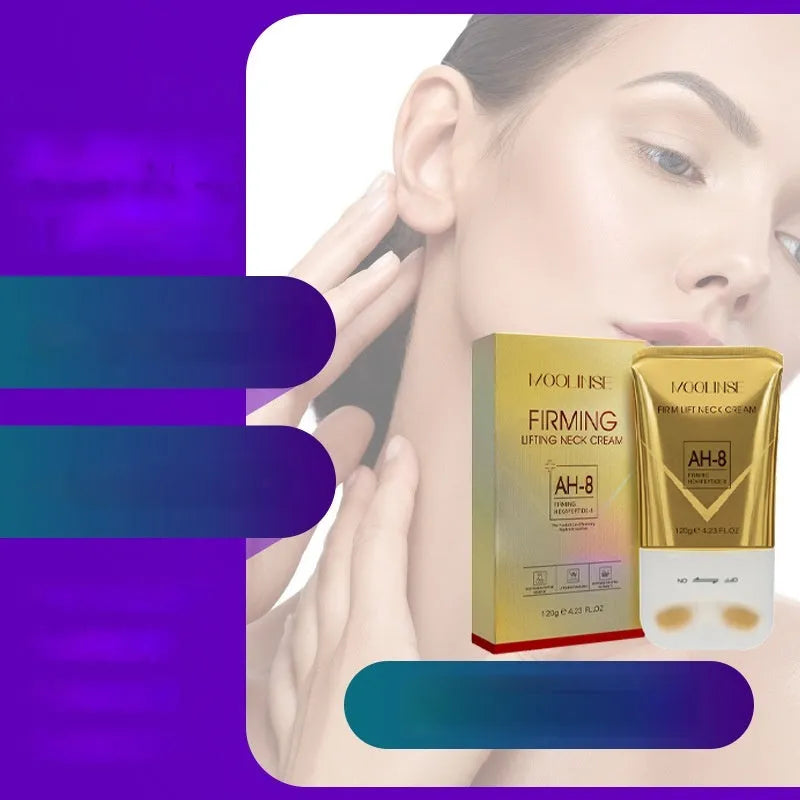 Neck cream moisturising beauty massage cream for dry skin with applicator
