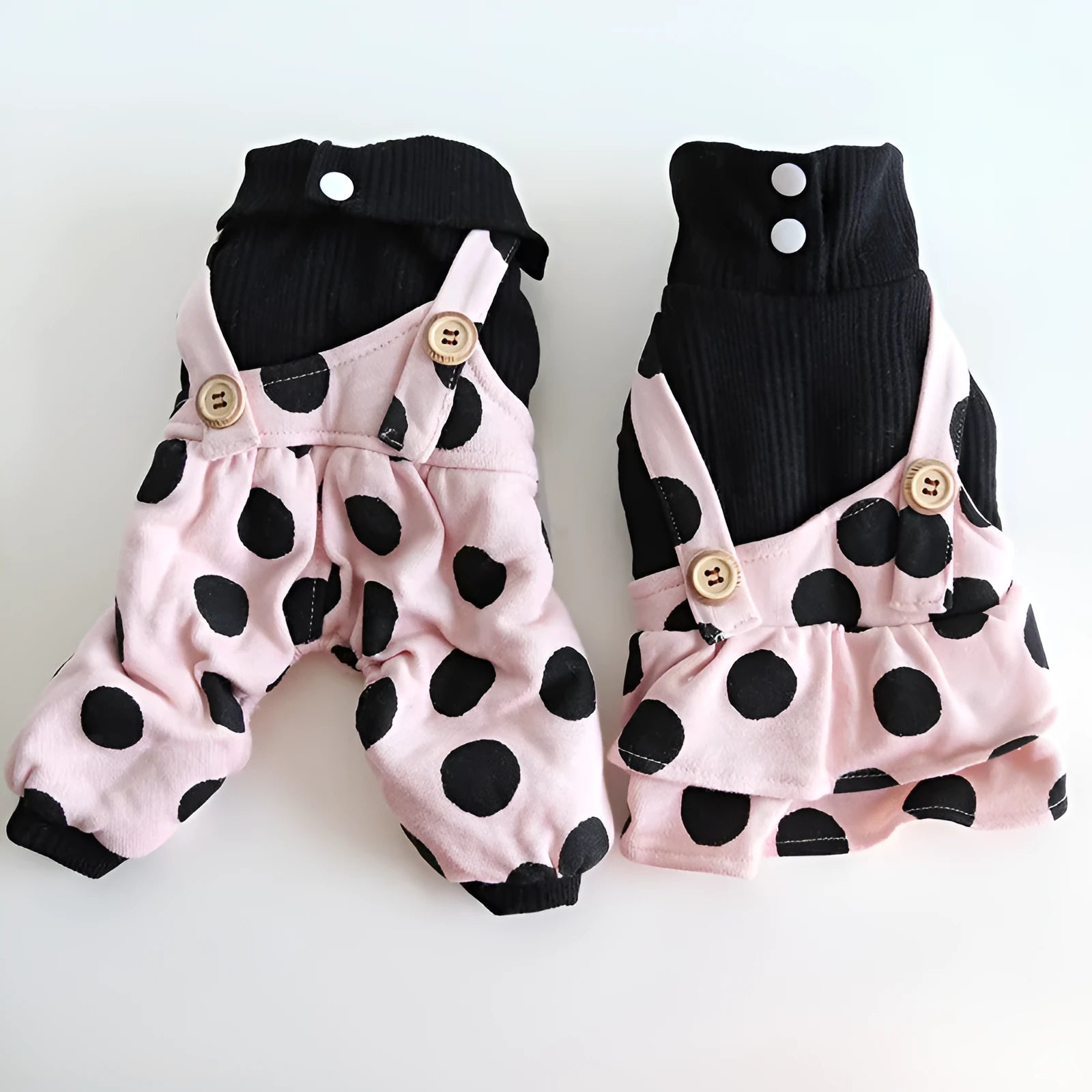 Casual couple lapel shoulder strap dog clothes in cloth available in sizes XS to XL