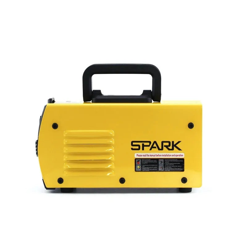 MMA-200MIN 220V DC inverter welding machine with welding tongs, grounding clamps, face shield and brush hangers
