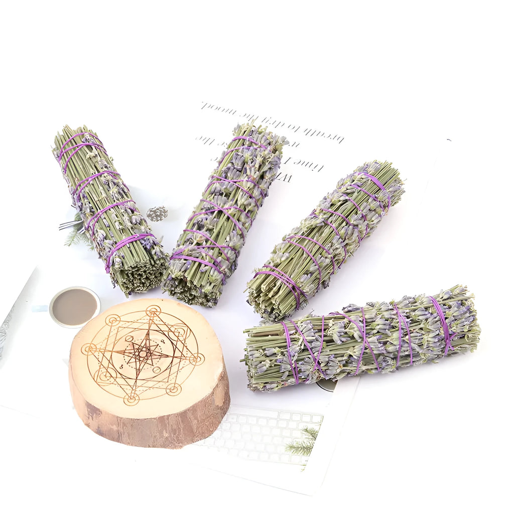 4 inch lavender scented natural dried flower aromatherapy stick for air freshening